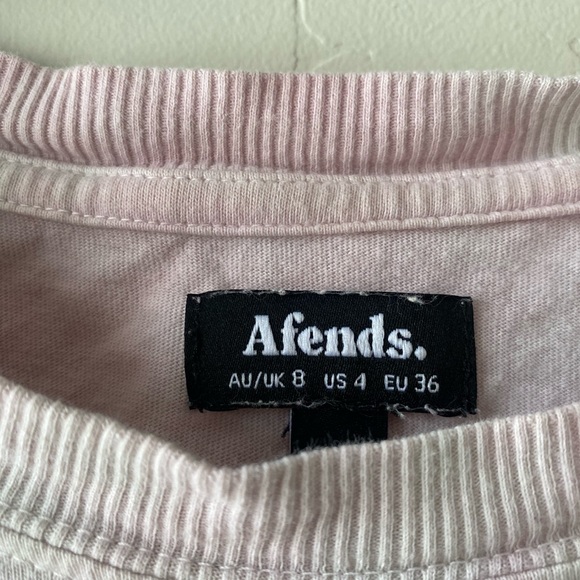 Afends light pink tie die tee - Picture 4 of 4